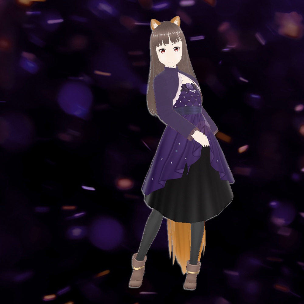 Blue Dress 青いドレス長袖