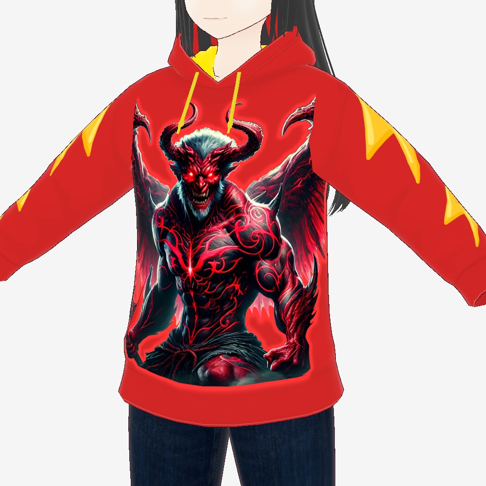 かわいい鬼パーカー 節分