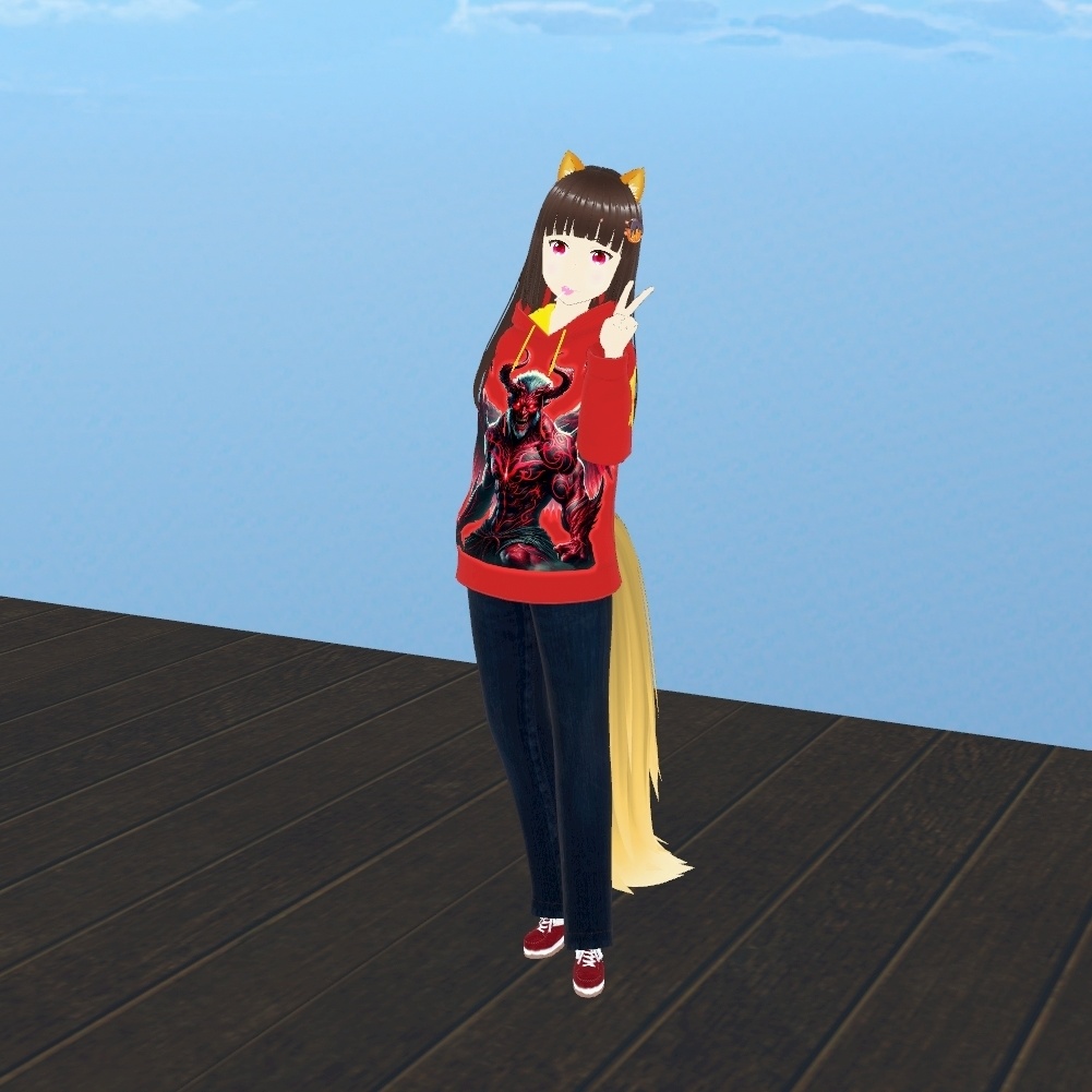 かわいい鬼パーカー 節分