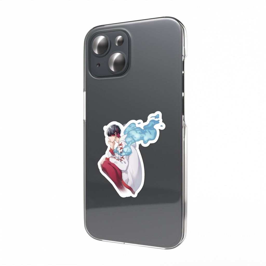 3周年記念スマホステッカーA【幽希クロ】