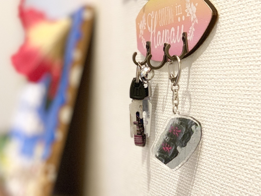 矢穴キーホルダー