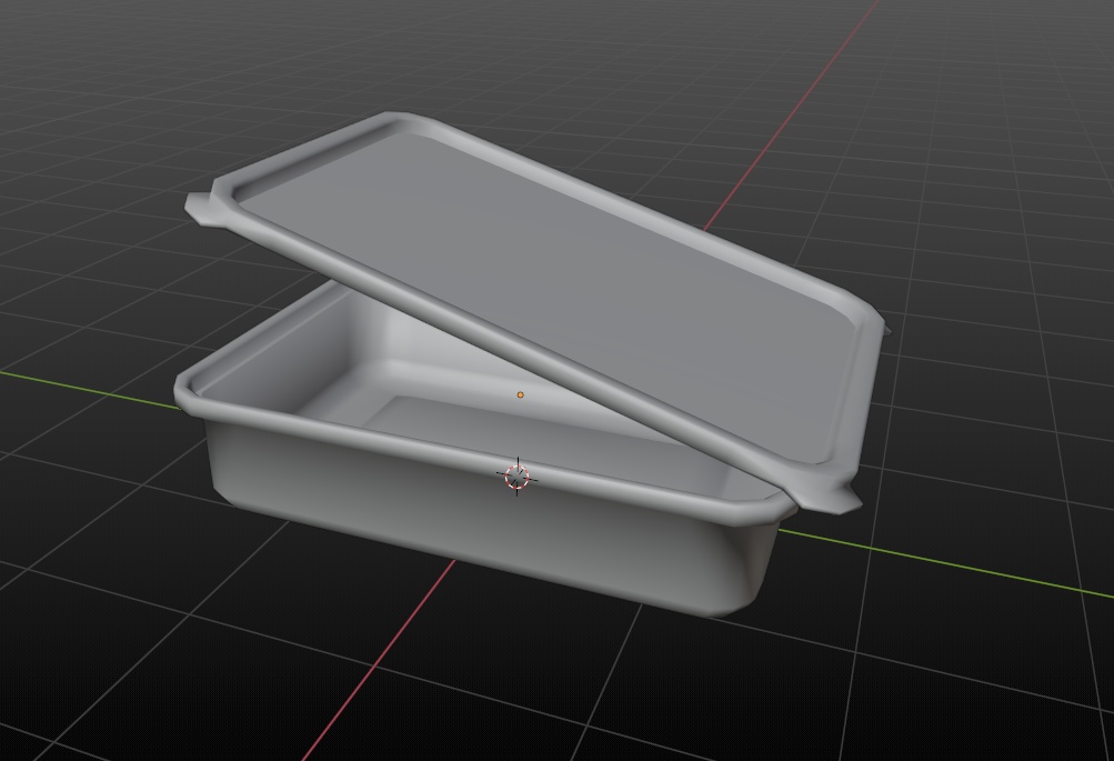【3Dモデル】タッパー