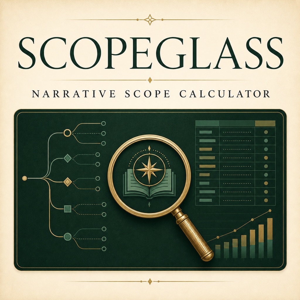 Scopeglass｜物語規模・翻訳費・音声費の見積ツール