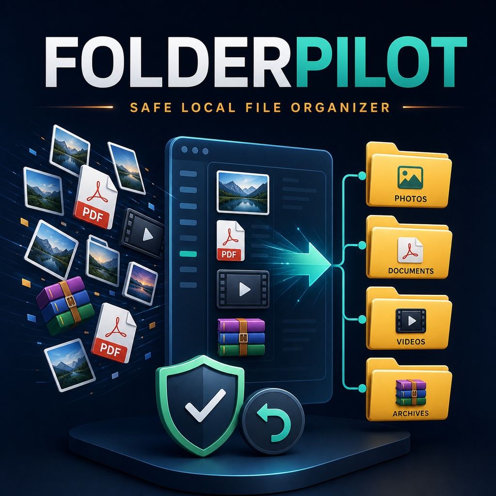 FolderPilot|プレビュー・取り消し対応ファイル整理アプリ