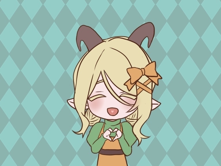 ハート缶バッジVer.1(アルン、メリュー)