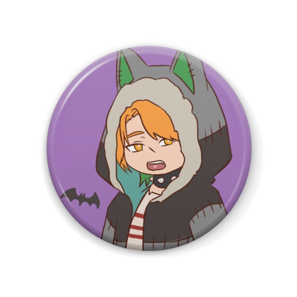 ハロウィン丸缶バッジＶｅｒ．1（アルン、メリュー）