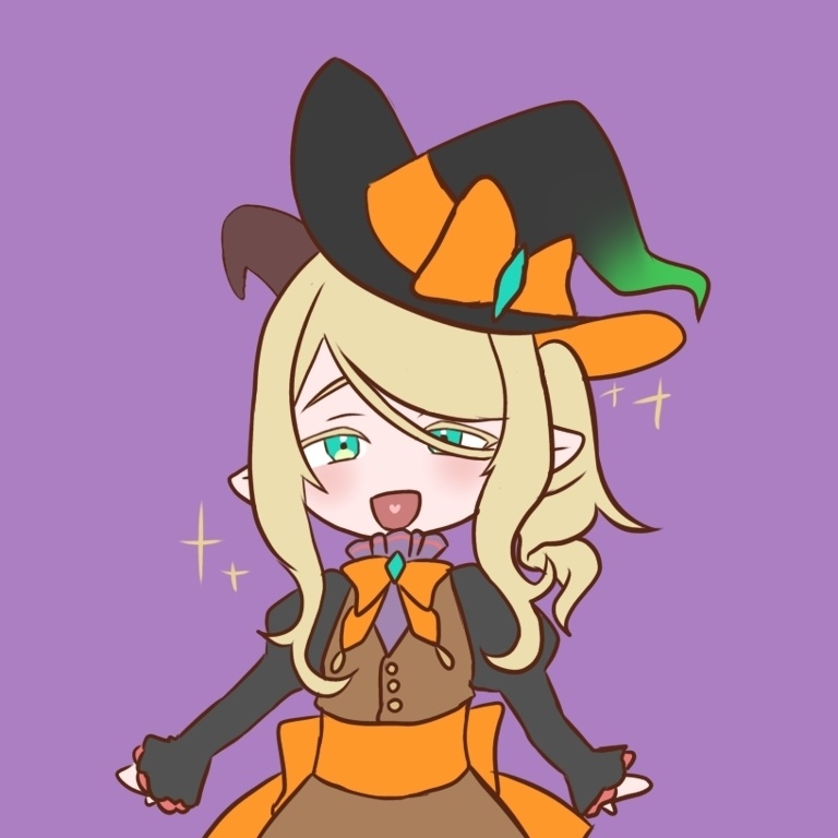 ハロウィン丸缶バッジVer.1(アルン、メリュー)