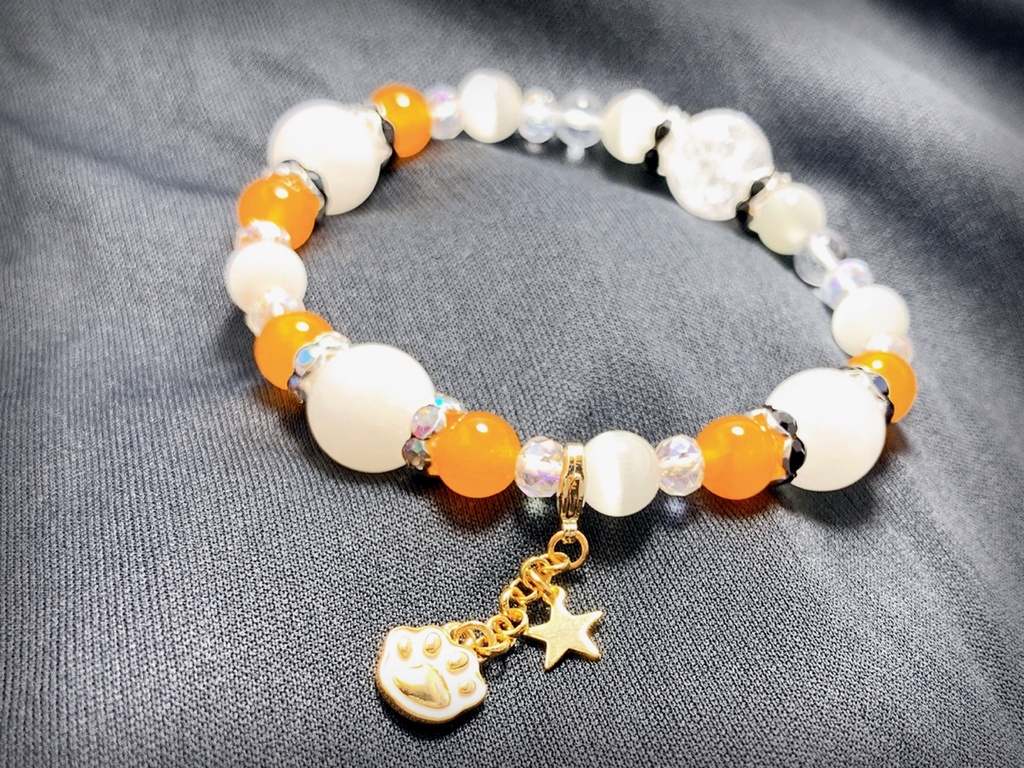 白練（キアナ）　パワーストーンブレスレット