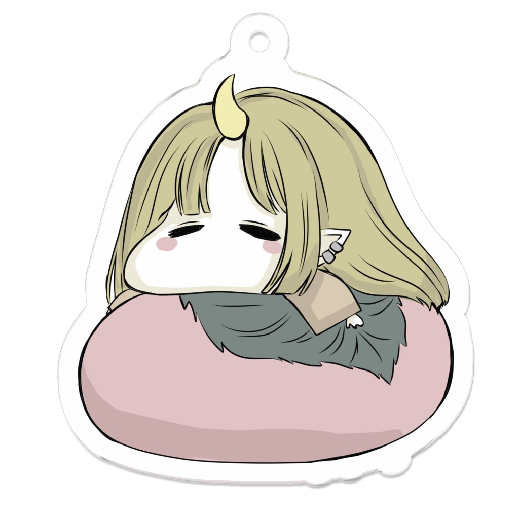 さくらもちおにアクリルキーホルダー