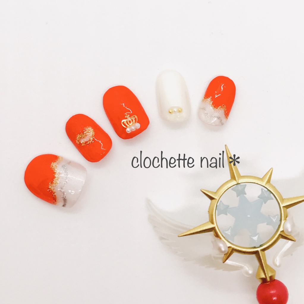 ネイルチップ カードキャプターさくら ロケットビートイメージ Clochette Nail Booth