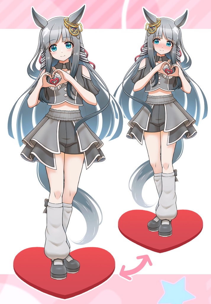 両面アクリルスタンド めにしゅきver(全2種)