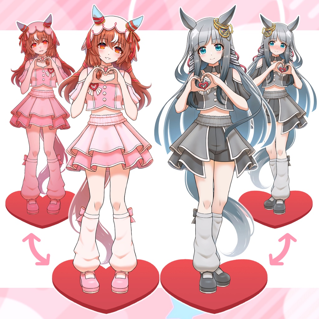 両面アクリルスタンド めにしゅきver（全2種）