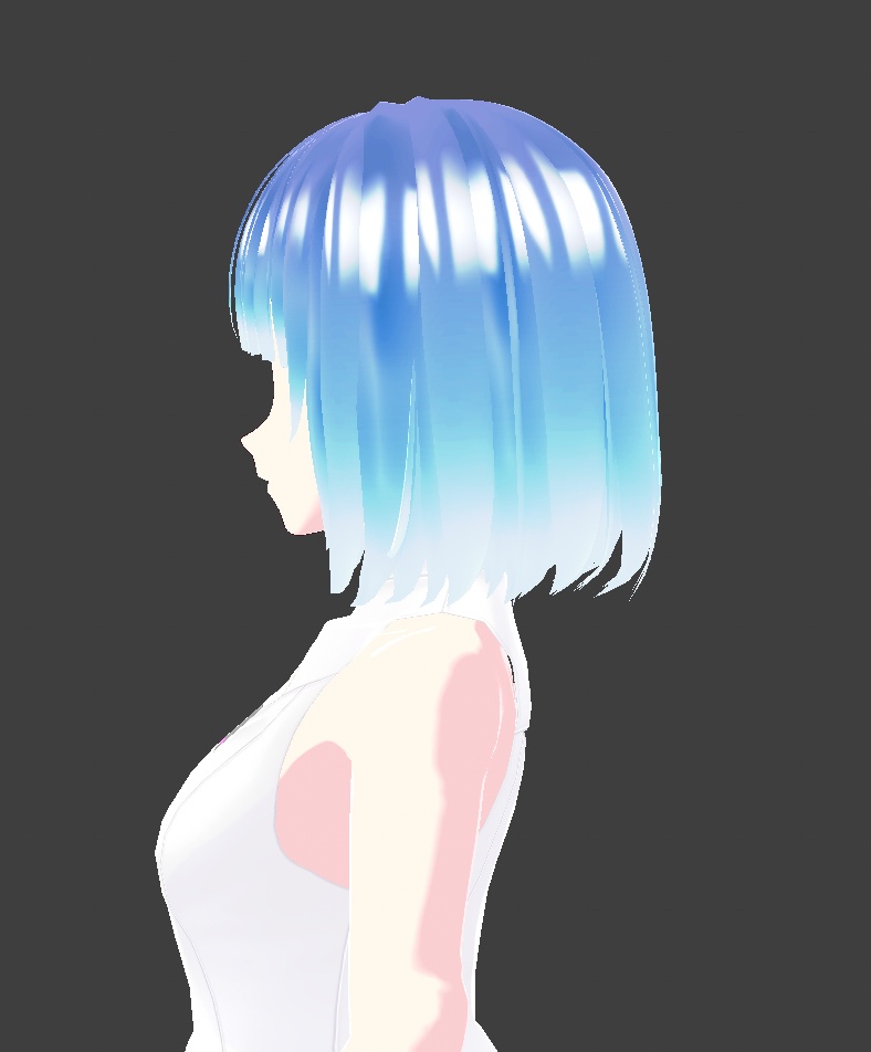 【Vroid】くらげさんヘアー【髪テクスチャ】