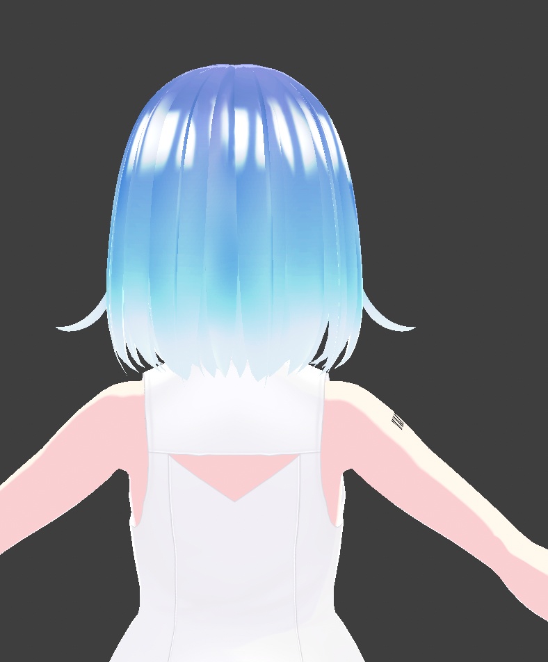 【Vroid】くらげさんヘアー【髪テクスチャ】