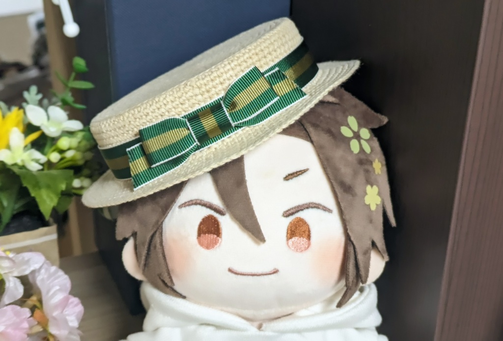 【20㎝】ぬいぐるみのカンカン帽