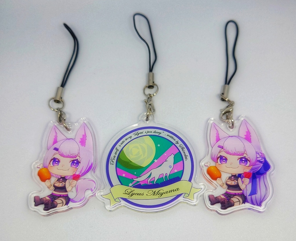 アクリルキーホルダー３種セット