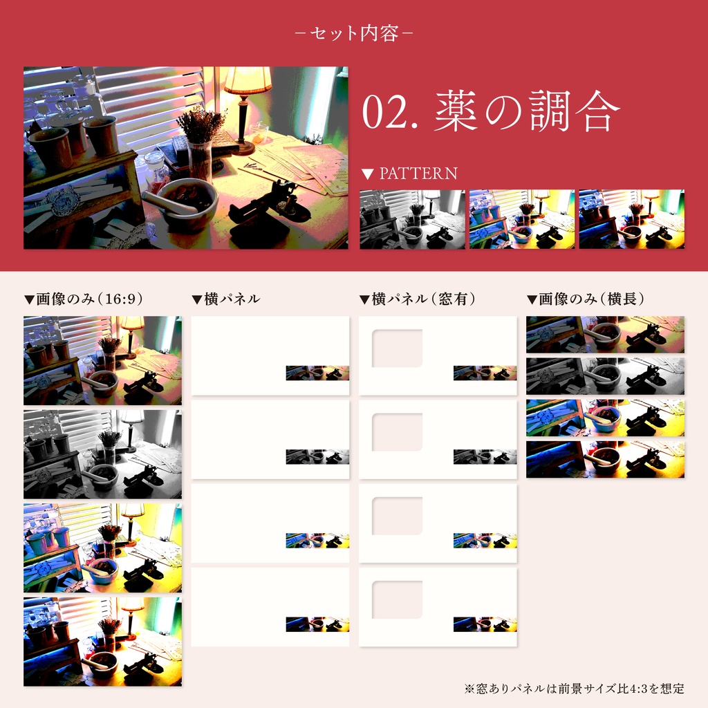 【無料/投げ銭】ココフォリア用 魔女の部屋パネル