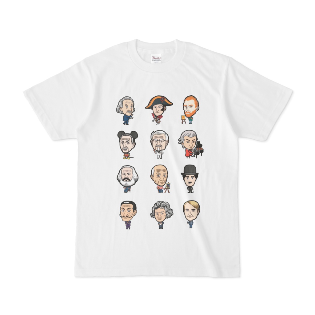世界の偉人Tシャツ