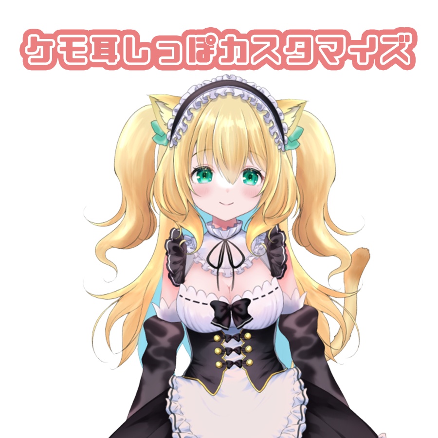 【猫耳 悪魔角】いっぱいカスタムできちゃう「めいどメイド」
