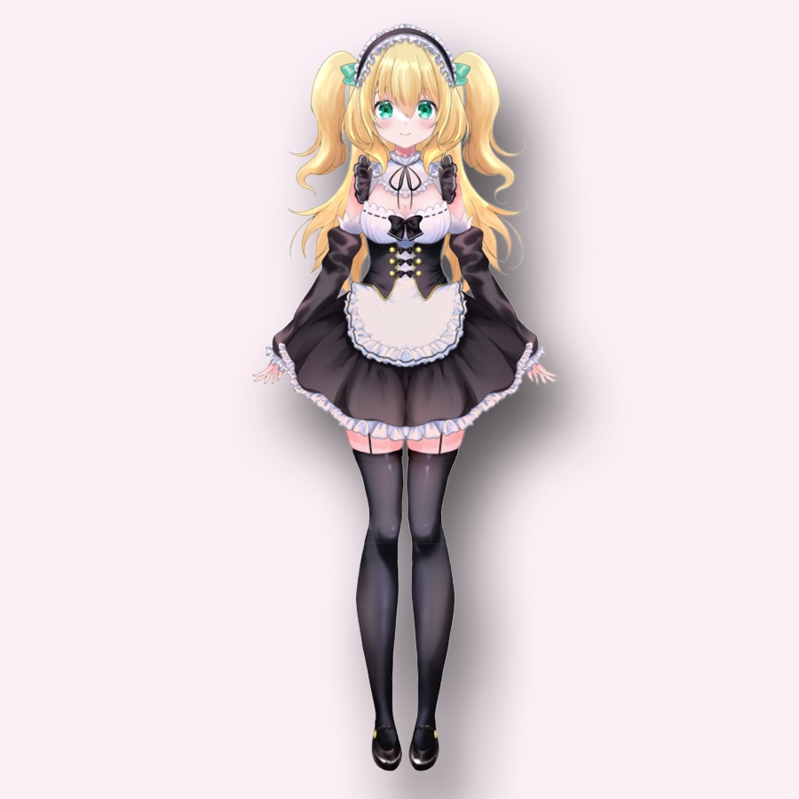 【猫耳 悪魔角】いっぱいカスタムできちゃう「めいどメイド」