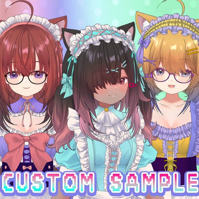 【Live2D】カスタムガールめいどはに~ちゃん【VTS専用】