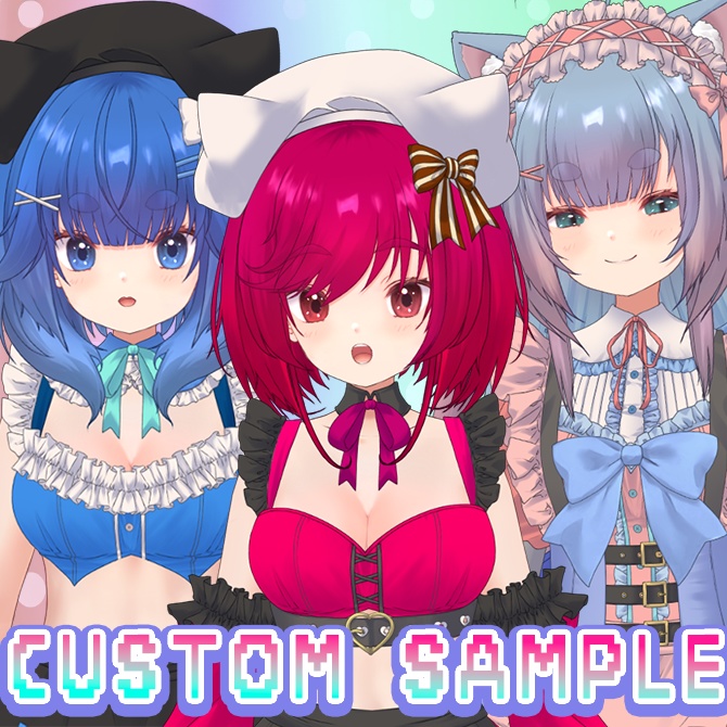 【Live2D】カスタムガールめいどはに~ちゃん【VTS専用】