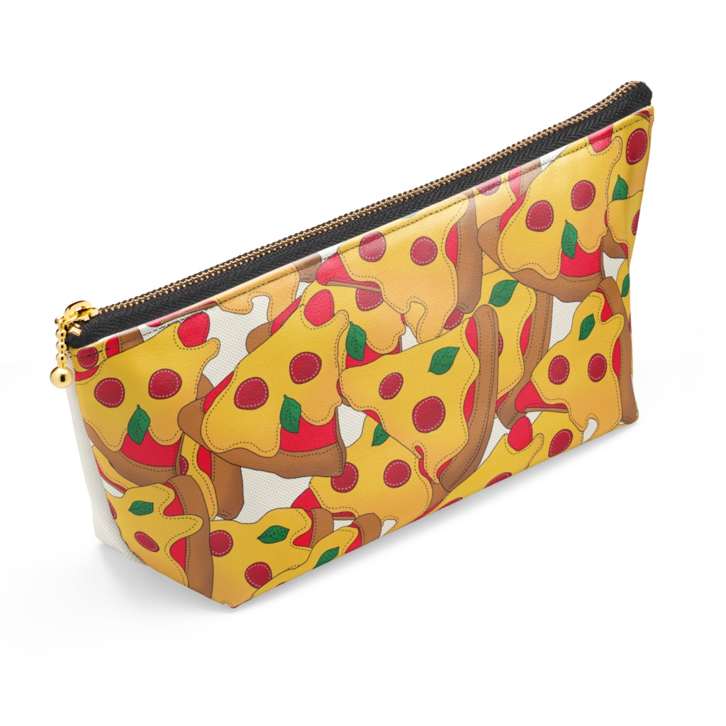 ピザのぬいぐるみのポーチ