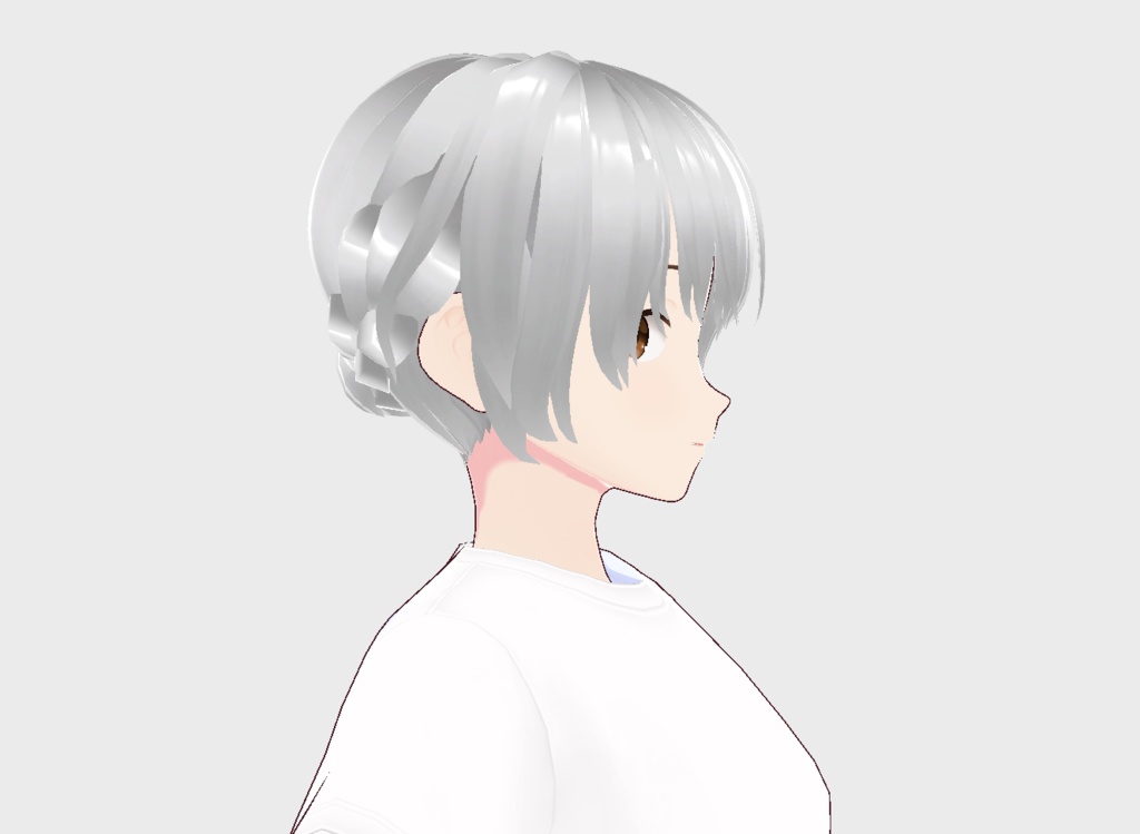 【free/無料】編み込みヘア(カラーバリエーション有)【髪型/vroid正式版】