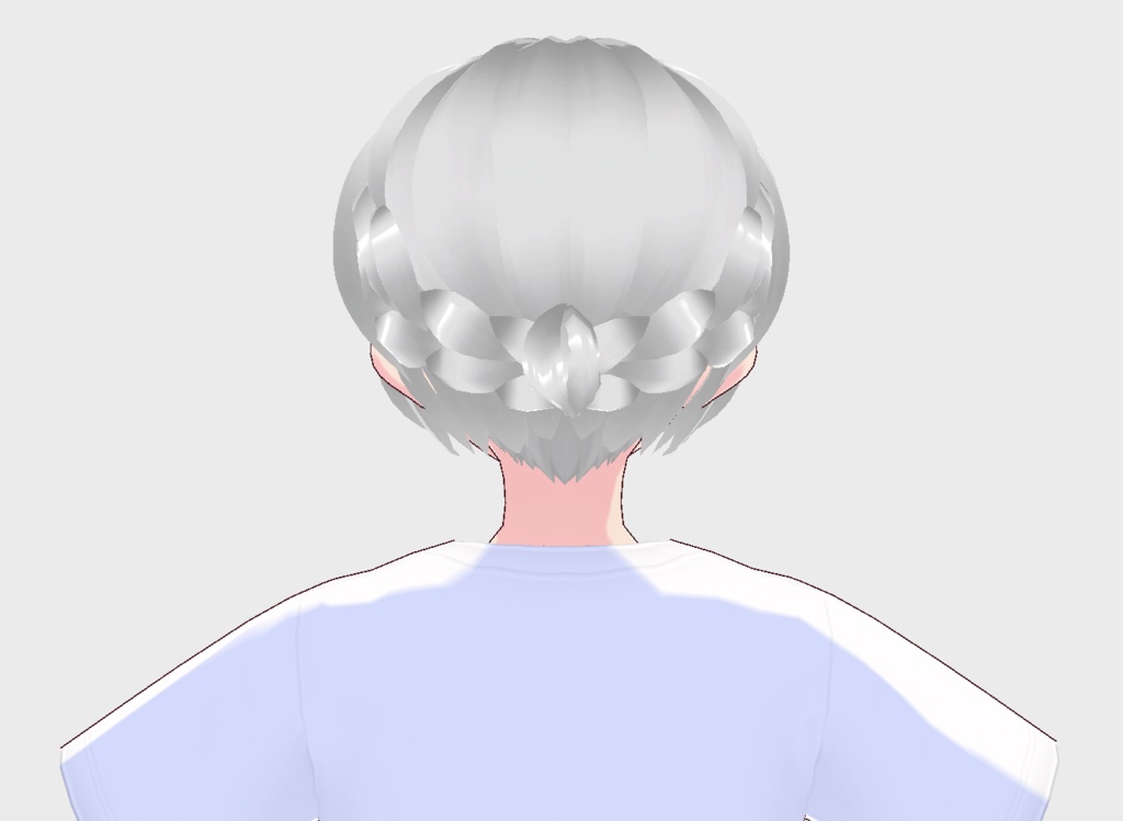 【free/無料】編み込みヘア(カラーバリエーション有)【髪型/vroid正式版】