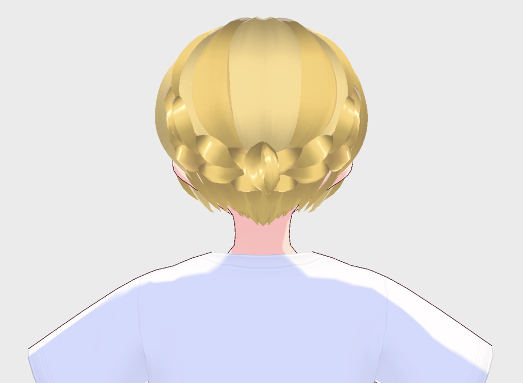 【free/無料】編み込みヘア(カラーバリエーション有)【髪型/vroid正式版】