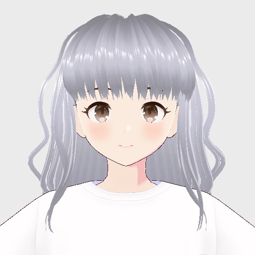 【free/無料】前髪重めのロングヘア（カラーバリエーション有）【髪型/vroid正式版】