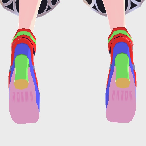 【free/無料】赤のブーツ【靴/vroid正式版】