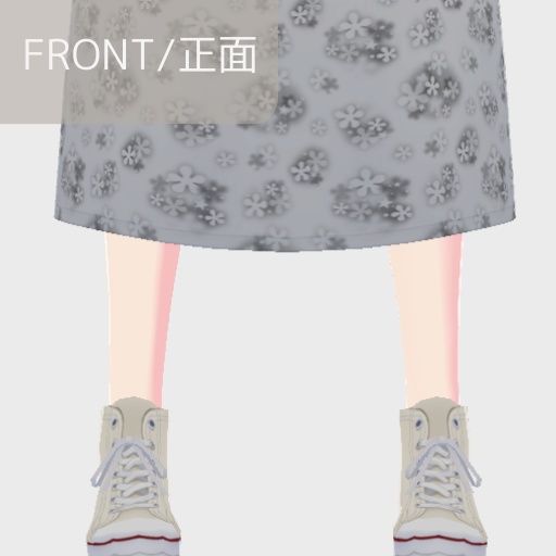 【無料】シンプルノースリーブマキシワンピース【ワンピース/vroid正式版】