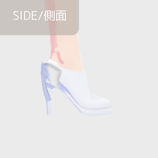 【無料版あり】リボン付きピンヒールブーティ【靴/vroid正式版】