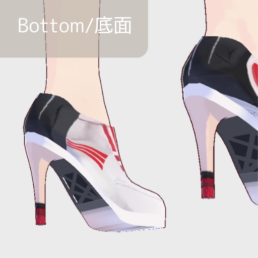 【無料版あり】スニーカーっぽく見えるショートブーツ【靴/vroid正式版】