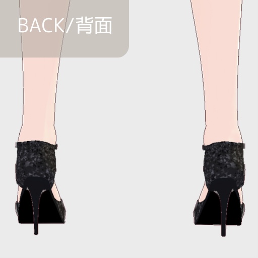 【無料】blenderを持ってなくても背中のリボンが揺らせるワンピース【ワンピース・靴/vroid正式版】