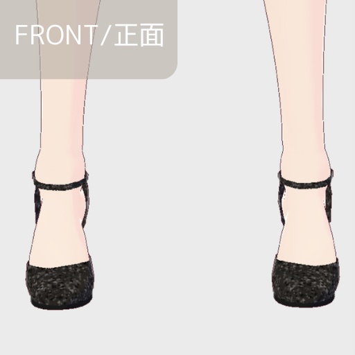 【無料】blenderを持ってなくても背中のリボンが揺らせるワンピース【ワンピース・靴/vroid正式版】