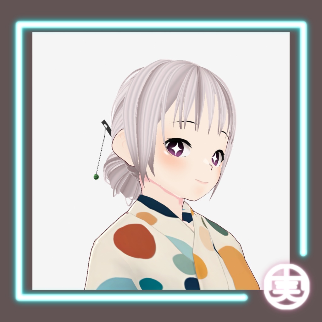 【無料版あり】かんざし(カラーバリエーション有)【髪型/vroid正式版】