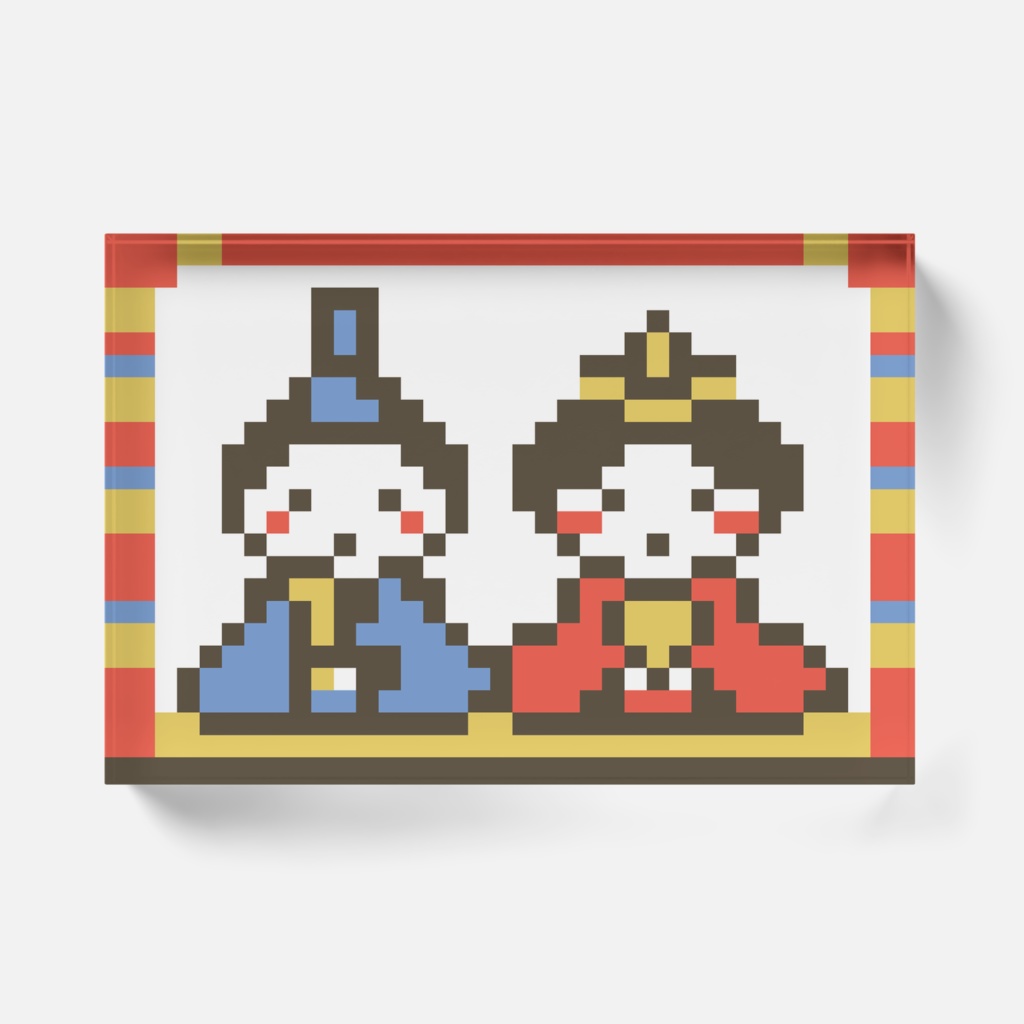 ひな人形(ピクセルアート)