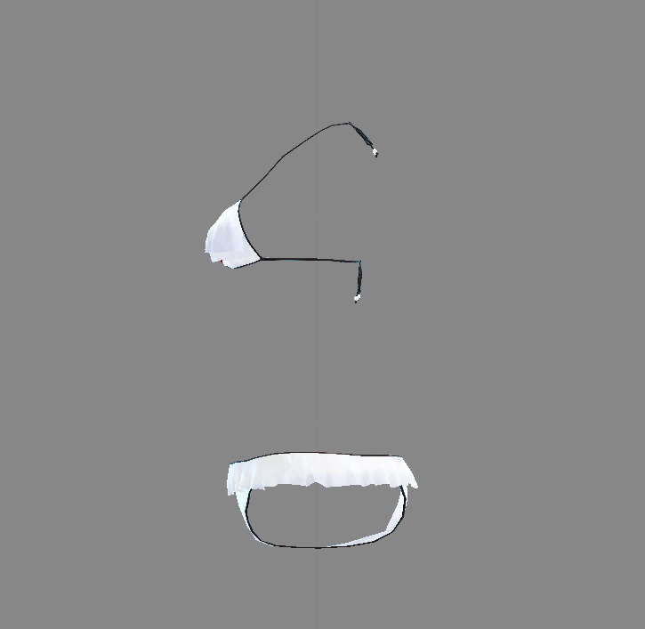 (リアアリス・キッシュ・ティエン対応)フリフリビキニ