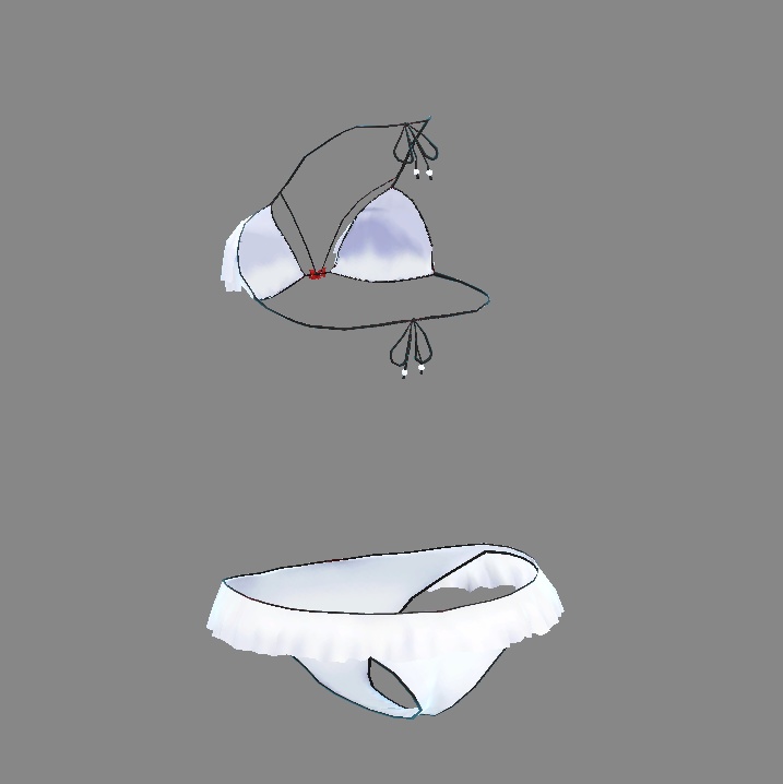 (リアアリス・キッシュ・ティエン対応)フリフリビキニ