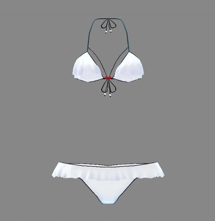 (リアアリス・キッシュ・ティエン対応)フリフリビキニ