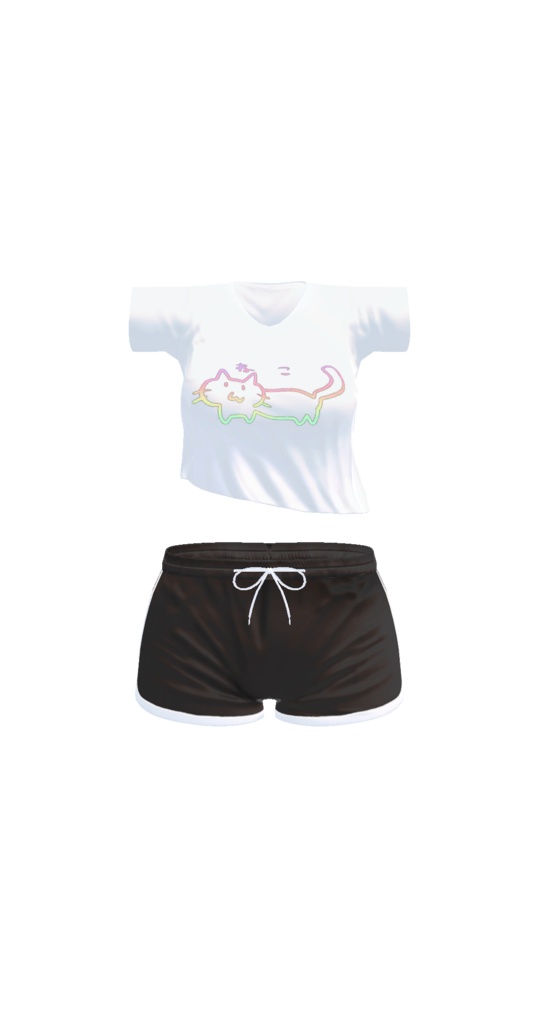 へそ出しドルフィンパンツ【あのん・桔梗・舞夜】