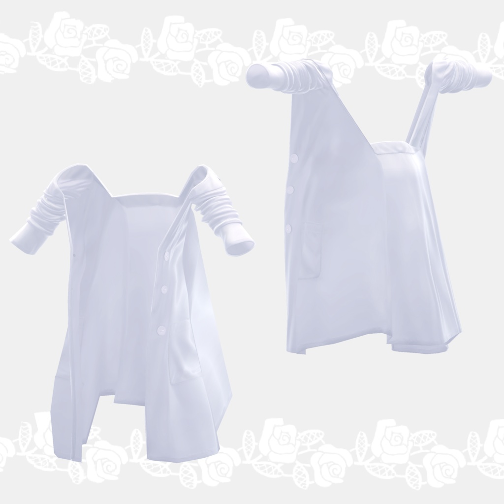 白衣とナース服とお砂糖【桔梗・舞夜・セレスティア対応衣装】