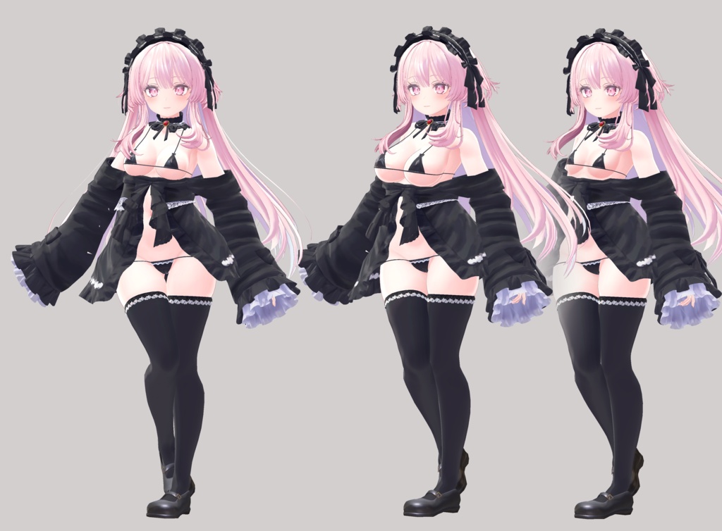 Gothic Lolita Set【マヌカ 萌 舞夜 セレスティア 桔梗 対応衣装】