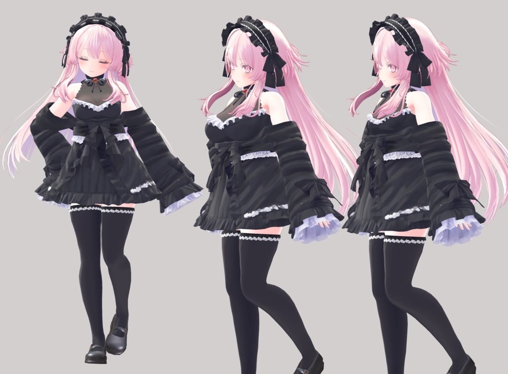 Gothic Lolita Set【マヌカ 萌 舞夜 セレスティア 桔梗 対応衣装】