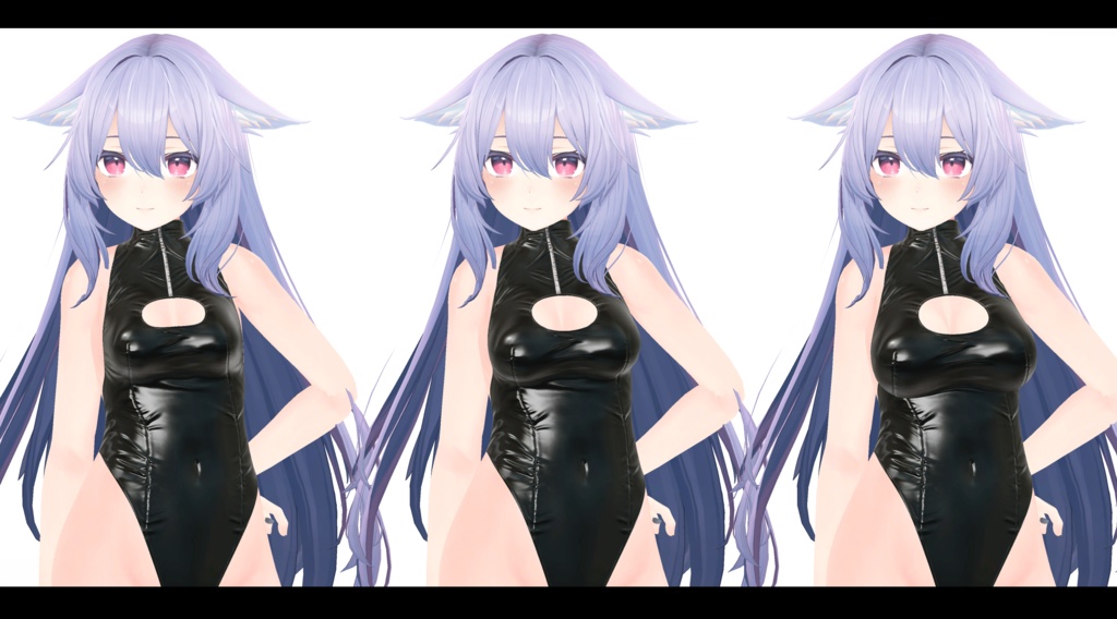 胸空きレオタード【セレスティア・桔梗用】