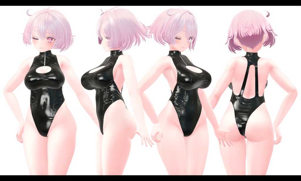 胸空きレオタード【セレスティア・桔梗用】