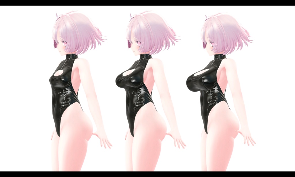 胸空きレオタード【セレスティア・桔梗用】