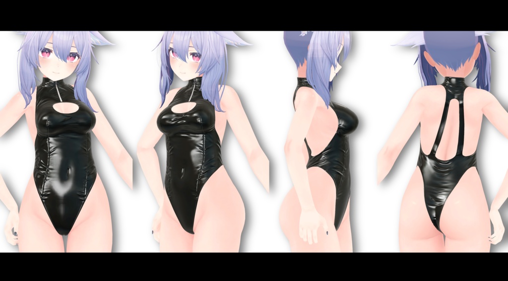 胸空きレオタード【セレスティア・桔梗用】